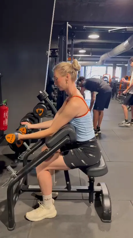Curl pupitre, biceps